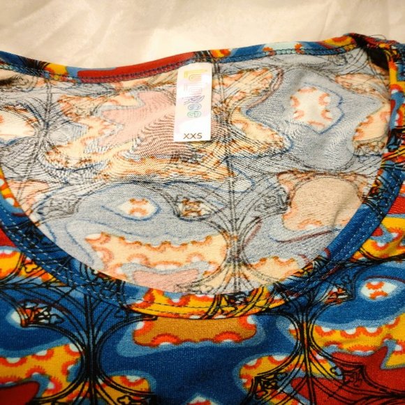 Nwt LuLaRoe Perfect T Colorful Top Tunic Shirt Top New - Picture 5 of 6
